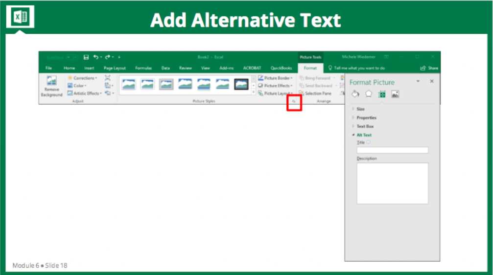 how to add alternative text in microsoft word